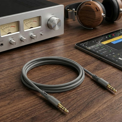 Καλώδιο Ήχου 3.5mm - 3.5mm Techsuit AC3 SoundFlex, 1m, Γκρι