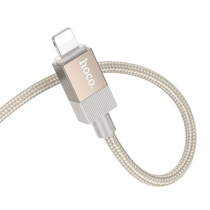 Καλώδιο Ήχου Lightning - 3.5mm HOCO UPA32A, 1m, Χρυσό