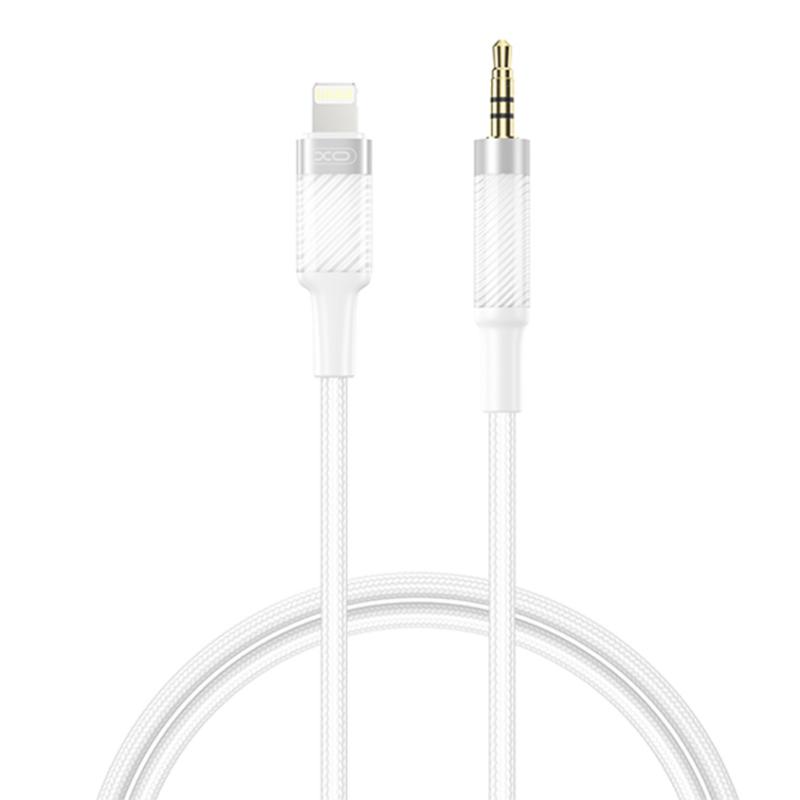 Καλώδιο Ήχου Lightning - 3.5mm XO Design NB-R279A, 1m, Λευκό