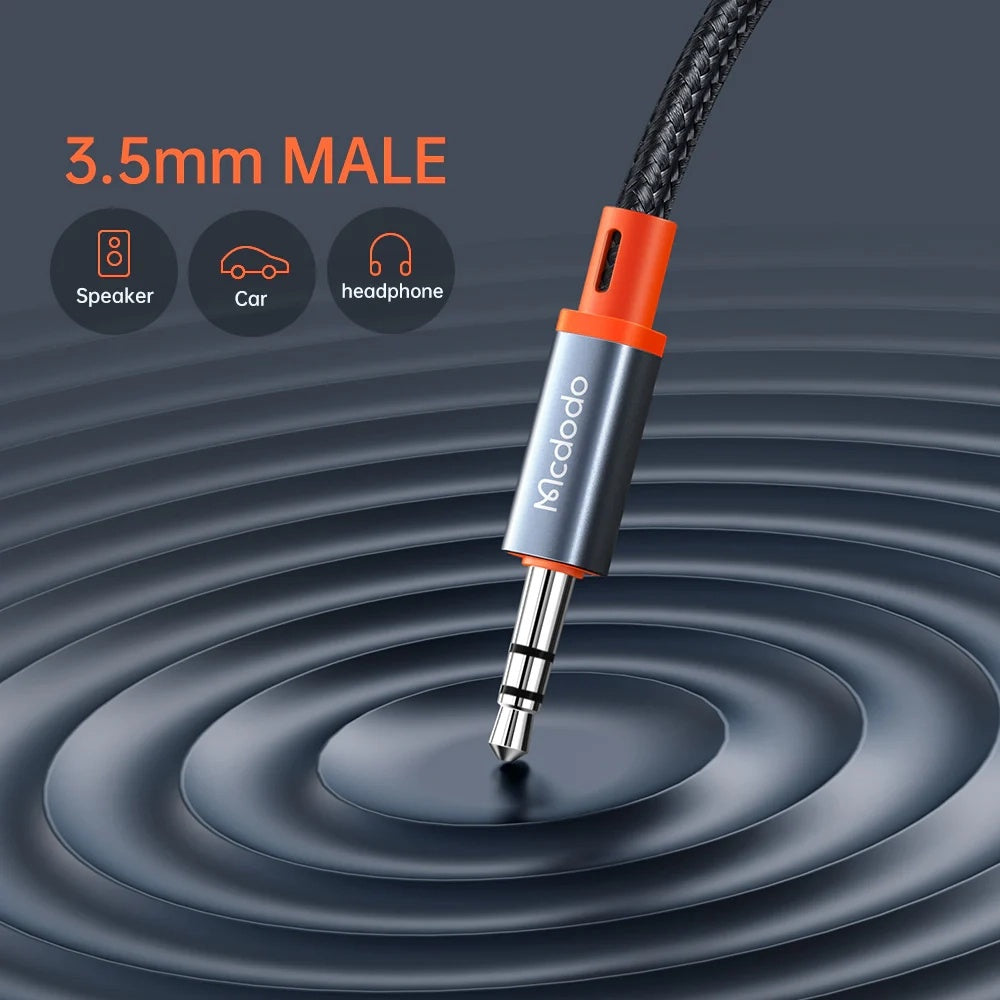 Καλώδιο Ήχου Lightning - 3.5mm McDodo CA-0780 Castle, 1.2m, Μαύρο