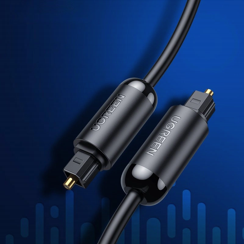 Οπτικό Ηχητικό Καλώδιο UGREEN AV122, Toslink / SPDIF, 1.5m, Μαύρο