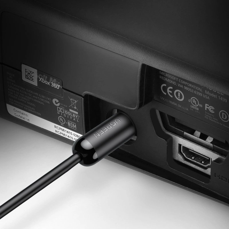 Οπτικό Ηχητικό Καλώδιο UGREEN AV122, Toslink / SPDIF, 1.5m, Μαύρο