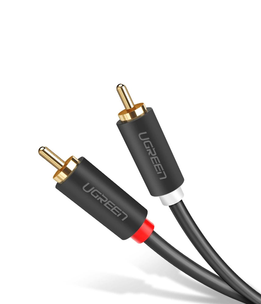 Καλώδιο Ήχου UGREEN AV104, 2 x RCA - 2 x RCA, 2m, Μαύρο