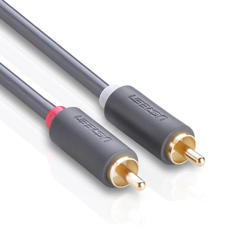 Καλώδιο Ήχου UGREEN AV104, 2 x RCA - 2 x RCA, 2m, Μαύρο
