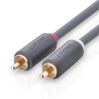 Καλώδιο Ήχου UGREEN AV104, 2 x RCA - 2 x RCA, 2m, Μαύρο