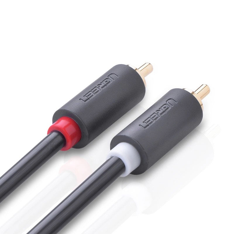 Καλώδιο Ήχου UGREEN AV104, 2 x RCA - 2 x RCA, 2m, Μαύρο