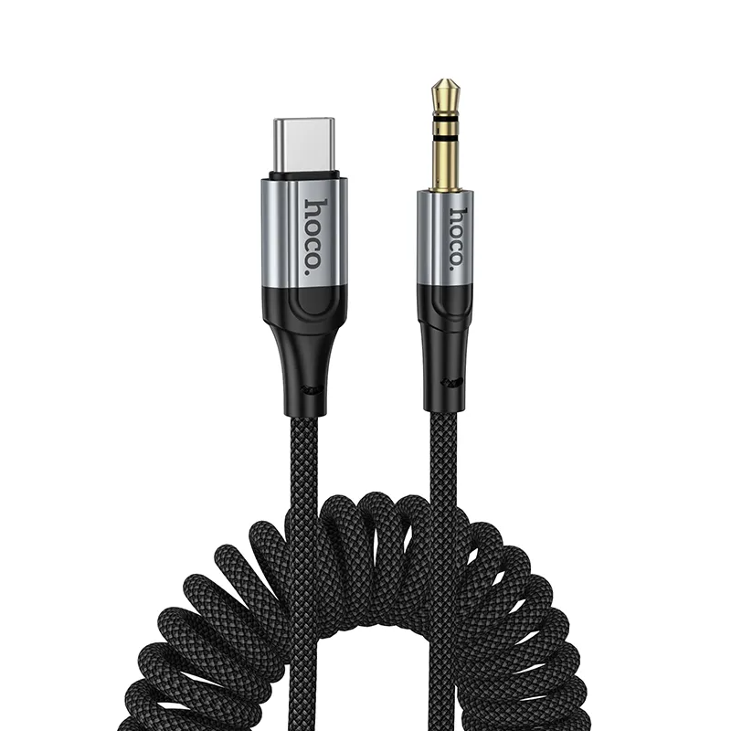Καλώδιο Ήχου USB-C - 3.5mm HOCO UPA33B, 1.5m, Μαύρο