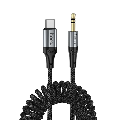 Καλώδιο Ήχου USB-C - 3.5mm HOCO UPA33B, 1.5m, Μαύρο