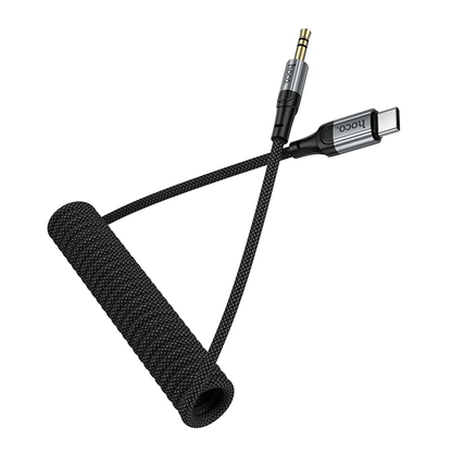 Καλώδιο Ήχου USB-C - 3.5mm HOCO UPA33B, 1.5m, Μαύρο