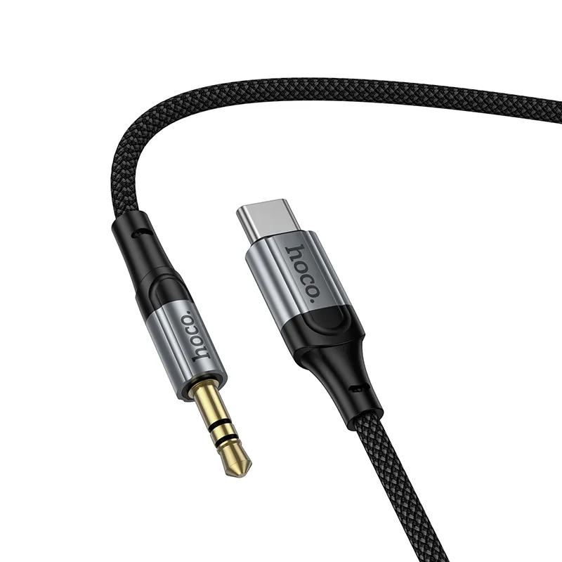 Καλώδιο Ήχου USB-C - 3.5mm HOCO UPA33B, 1.5m, Μαύρο