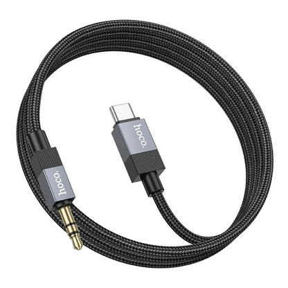 Καλώδιο Ήχου USB-C - 3.5mm HOCO UPA32B, 1m, Μαύρο