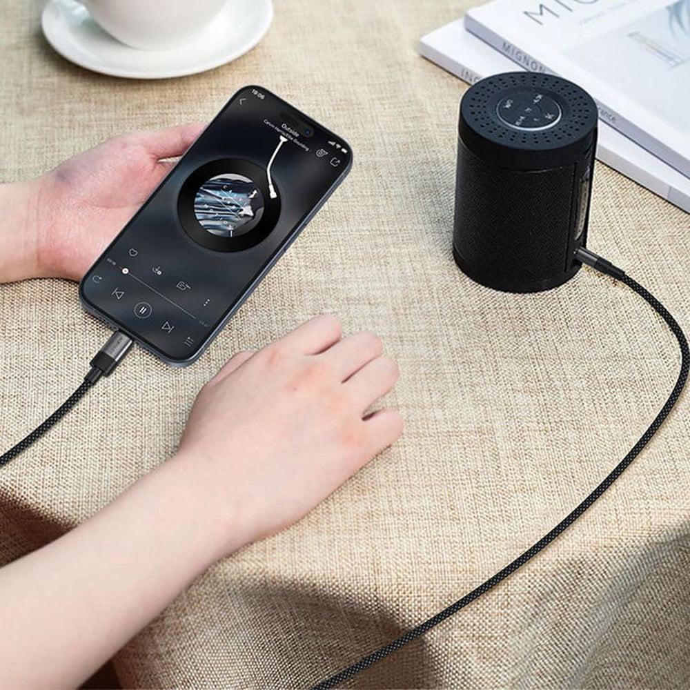 Καλώδιο Ήχου USB-C - 3.5mm Acefast J11, 1m, Μαύρο