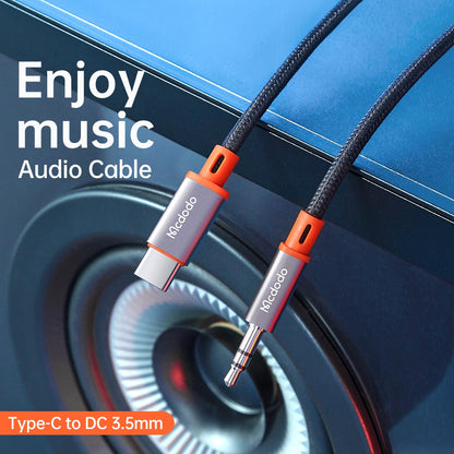 Καλώδιο Ήχου USB-C - 3.5mm McDodo CA-0820 Castle, 1.2m, Μαύρο