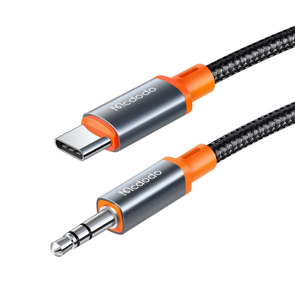 USB-C to 3.5mm McDodo CA-0900 Audio Cable, 1.8m, Black