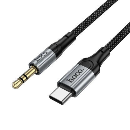 Καλώδιο Ήχου USB-C - 3.5mm HOCO UPA33B, 1.5m, Μαύρο