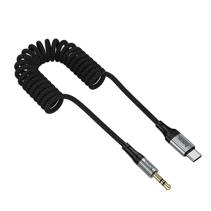 Καλώδιο Ήχου USB-C - 3.5mm HOCO UPA33B, 1.5m, Μαύρο
