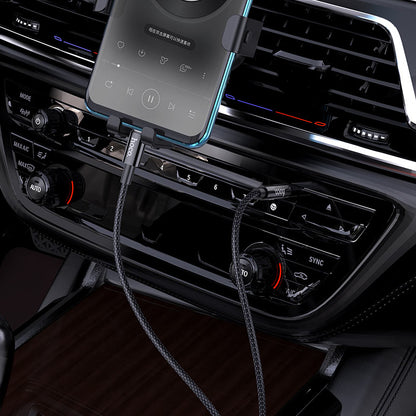 Καλώδιο Ήχου USB-C - 3.5mm HOCO UPA19, 1m, Μαύρο