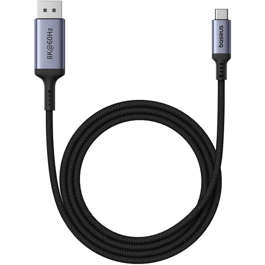 Καλώδιο Ήχου και Βίντεο USB-C - DisplayPort Baseus Ultra Clarity, 8K, 2m, Μαύρο B0063370D111-01