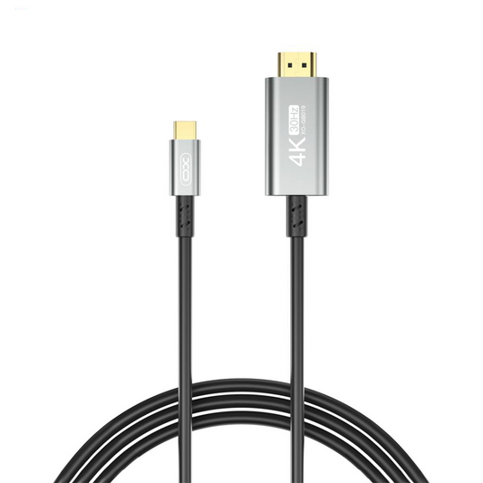 Καλώδιο Ήχου και Βίντεο USB-C - HDMI XO Design GB019, 1.8m, Μαύρο