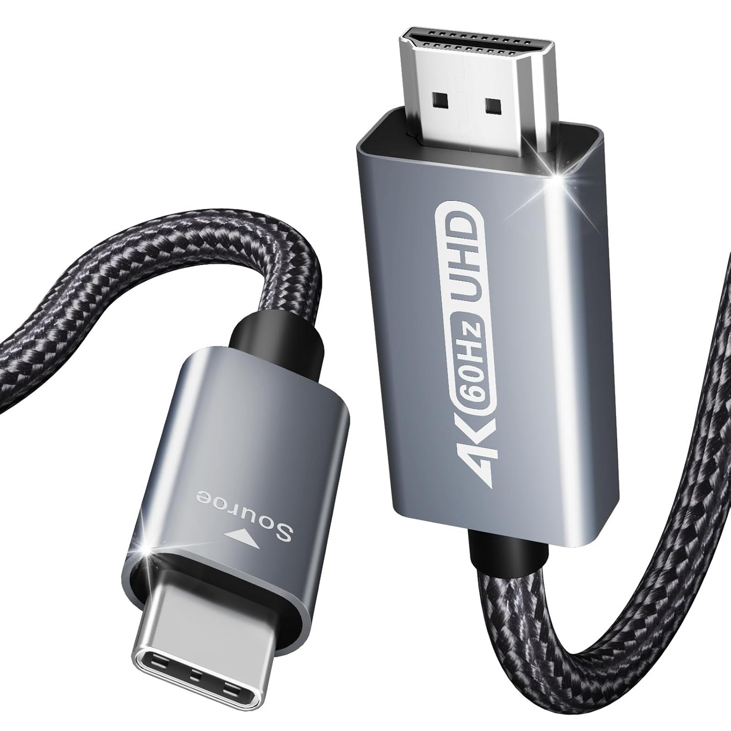 Καλώδιο Ήχου και Βίντεο USB-C - HDMI Benfei, 0.9μ, Γκρι