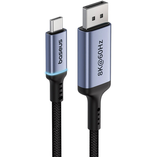 Καλώδιο Ήχου και Βίντεο USB-C - DisplayPort Baseus Ultra Clarity, 8K, 2m, Μαύρο B0063370D111-01