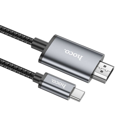Καλώδιο Ήχου και Βίντεο USB-C - HDMI HOCO UA27, 2m, Γκρι