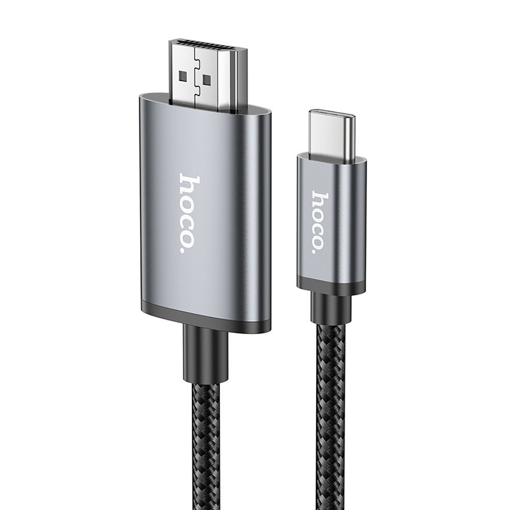 Καλώδιο Ήχου και Βίντεο USB-C - HDMI HOCO UA27, 2m, Γκρι