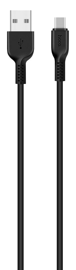 Καλώδιο Δεδομένων και Φόρτισης USB-A - USB-C HOCO Flash X20, 18W, 2m, Μαύρο