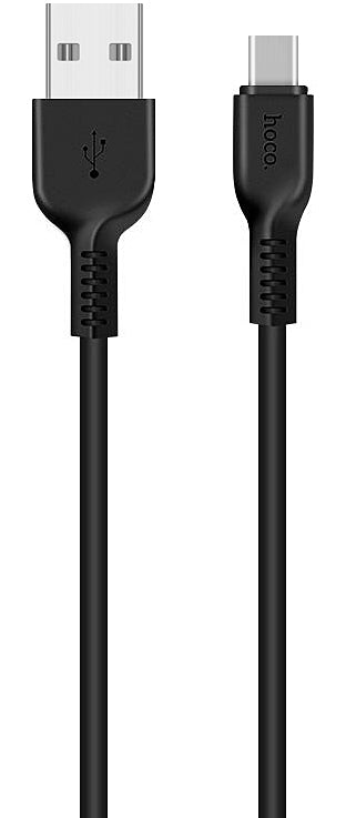 Καλώδιο Δεδομένων και Φόρτισης USB-A - USB-C HOCO X13 Easy, 18W, 1m, Μαύρο