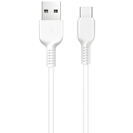 Καλώδιο Δεδομένων και Φόρτισης USB-A - USB-C HOCO Flash X20, 18W, 1m, Λευκό