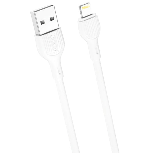 Καλώδιο Δεδομένων και Φόρτισης USB-A - Lightning XO Design NB200, 10W, 1m, Λευκό