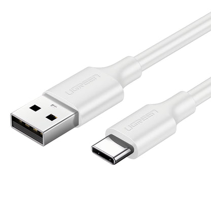 Καλώδιο Δεδομένων και Φόρτισης USB-A - USB-C UGREEN US287, 18W, 1.5m, Λευκό