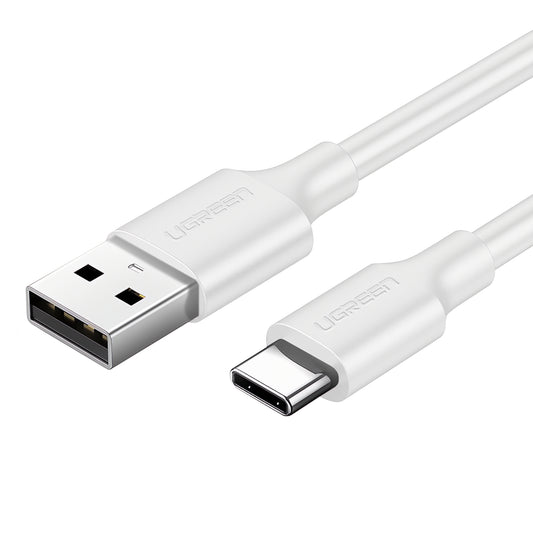 Καλώδιο Δεδομένων και Φόρτισης USB-A - USB-C UGREEN US287, 18W, 1.5m, Λευκό