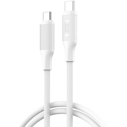 Καλώδιο Δεδομένων και Φόρτισης USB-C - USB-C XO Design NB-Q265B, 60W, 1m, Λευκό