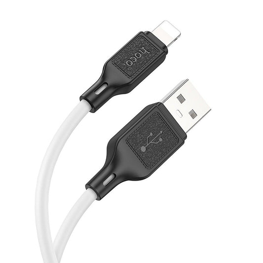 Καλώδιο Δεδομένων και Φόρτισης USB-A - Lightning HOCO X90, 18W, 1m, Λευκό