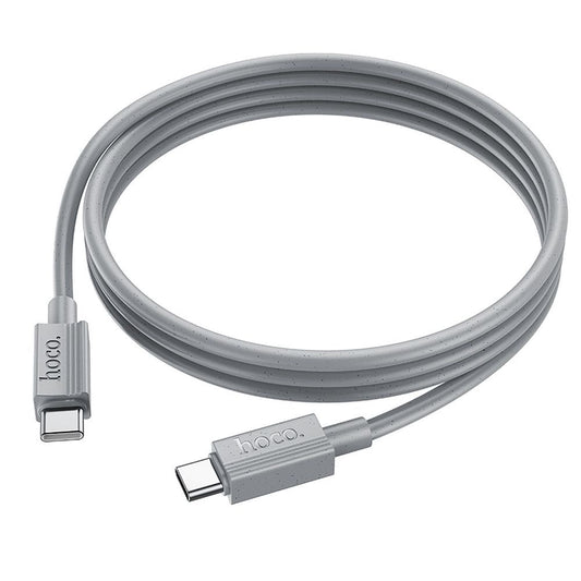 Καλώδιο Δεδομένων και Φόρτισης USB-C - USB-C HOCO X107, 60W, 1m, Γκρι