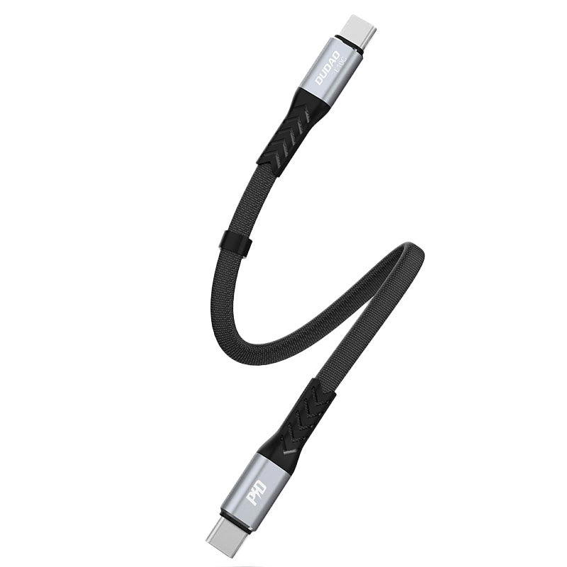 Καλώδιο Δεδομένων και Φόρτισης USB-C - USB-C Dudao L10C, 100W, 0.23m, Μαύρο