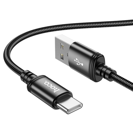 Καλώδιο Δεδομένων και Φόρτισης USB-A - USB-C HOCO X89, 18W, 1m, Μαύρο