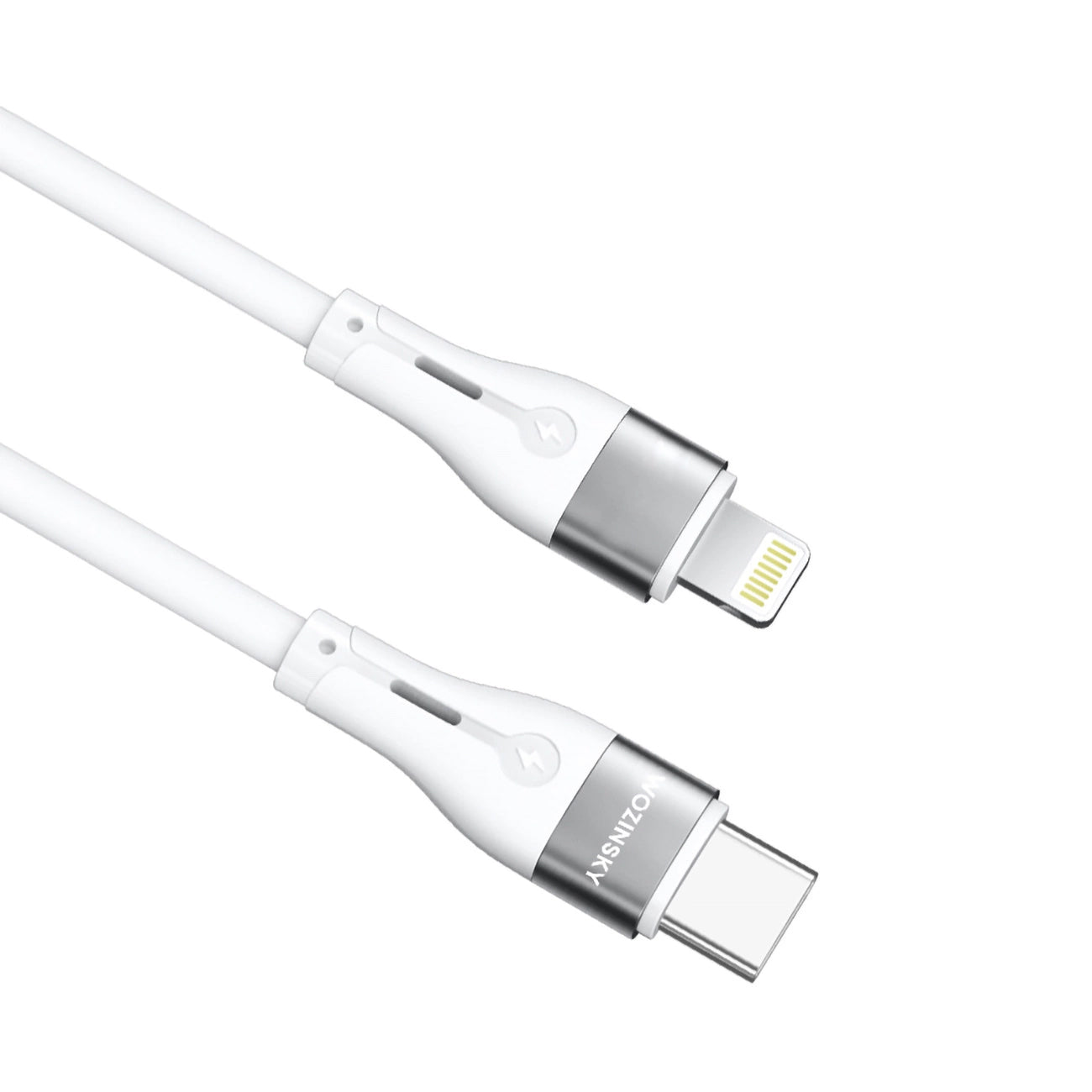 Καλώδιο Δεδομένων και Φόρτισης USB-C - Lightning WZK WSTCL1, 27W, 1m, Λευκό