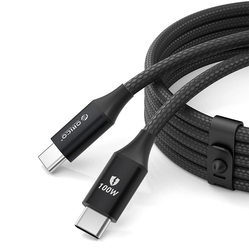 Καλώδιο Δεδομένων και Φόρτισης USB-C - USB-C Orico CDX, 100W, 1m, Μαύρο