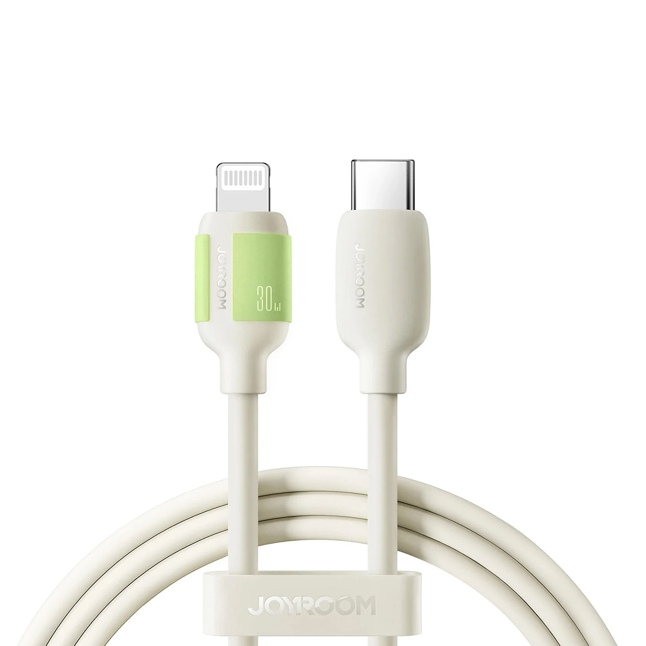 Καλώδιο Δεδομένων και Φόρτισης USB-C - Lightning Joyroom S-A53, 30W, 1.2m, Μπεζ