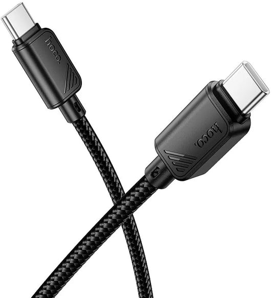 Καλώδιο Δεδομένων και Φόρτισης USB-C - USB-C HOCO X113, 60W, 1m, Μαύρο