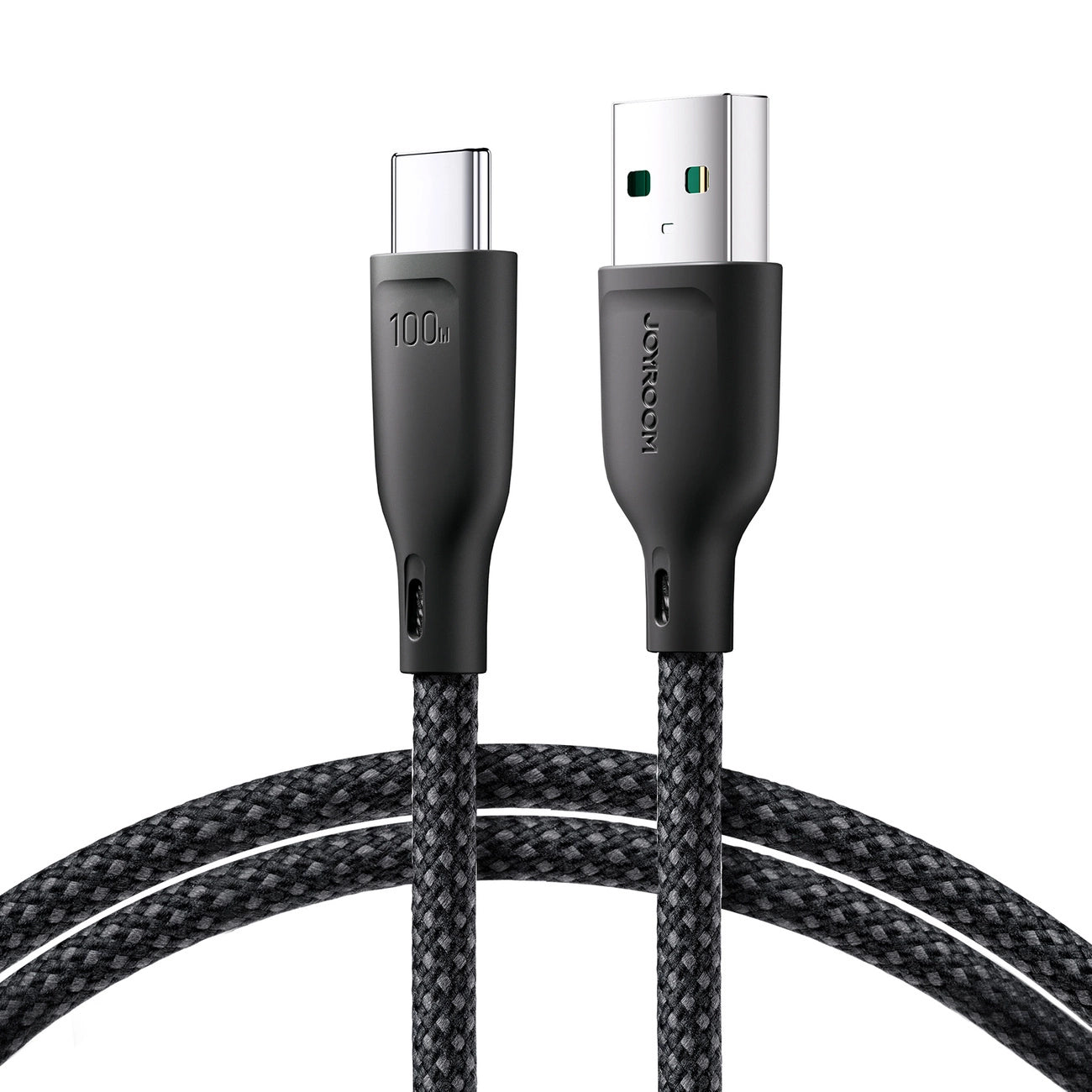Καλώδιο Δεδομένων και Φόρτισης USB-A - USB-C Joyroom Multi-Color S-A34, 100W, 1m, Μαύρο