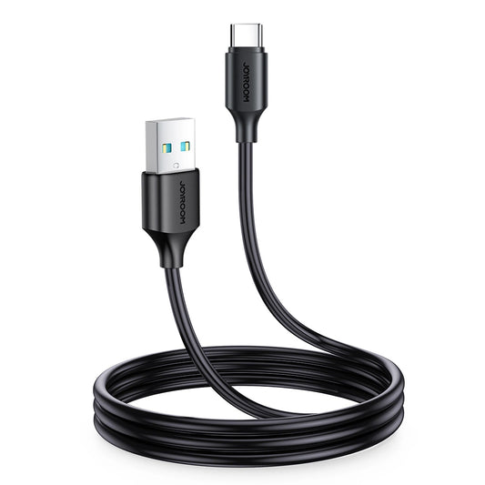 Καλώδιο Δεδομένων και Φόρτισης USB-A - USB-C Joyroom S-UC027A9, 20W, 1m, Μαύρο