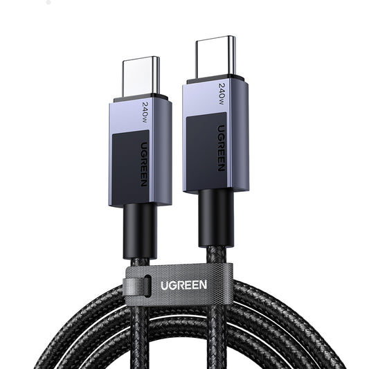 Καλώδιο Δεδομένων και Φόρτισης USB-C - USB-C UGREEN L513, 240W, 1m, Μαύρο