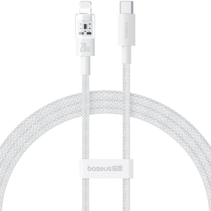 Καλώδιο Δεδομένων και Φόρτισης USB-C - Lightning Baseus Gem, 20W, 1m, Λευκό P10373001211-00