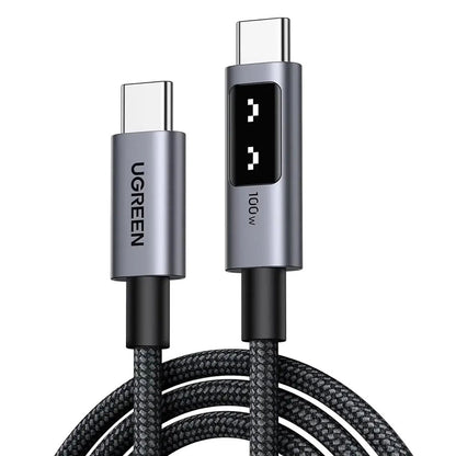Καλώδιο Δεδομένων και Φόρτισης USB-C - USB-C UGREEN L509, 100W, 2m, Γκρι