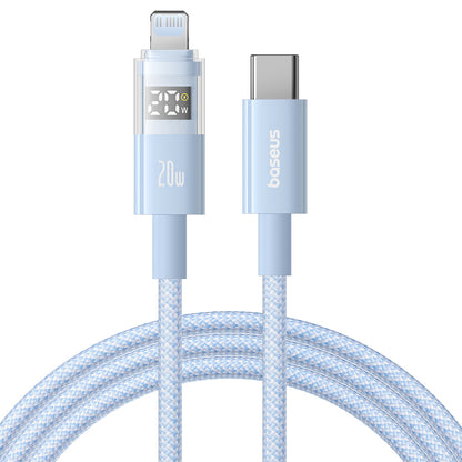 Καλώδιο Δεδομένων και Φόρτισης USB-C - USB-C Baseus Display 2, 100W, 1m, Μπλε P10382702311-00