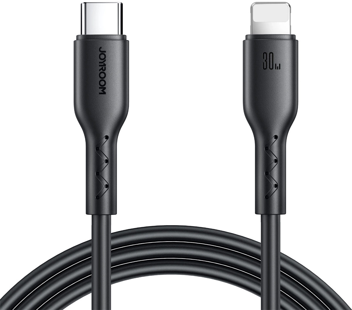 Καλώδιο Δεδομένων και Φόρτισης USB-C - Lightning Joyroom SA26-CL3, 30W, 1m, Μαύρο