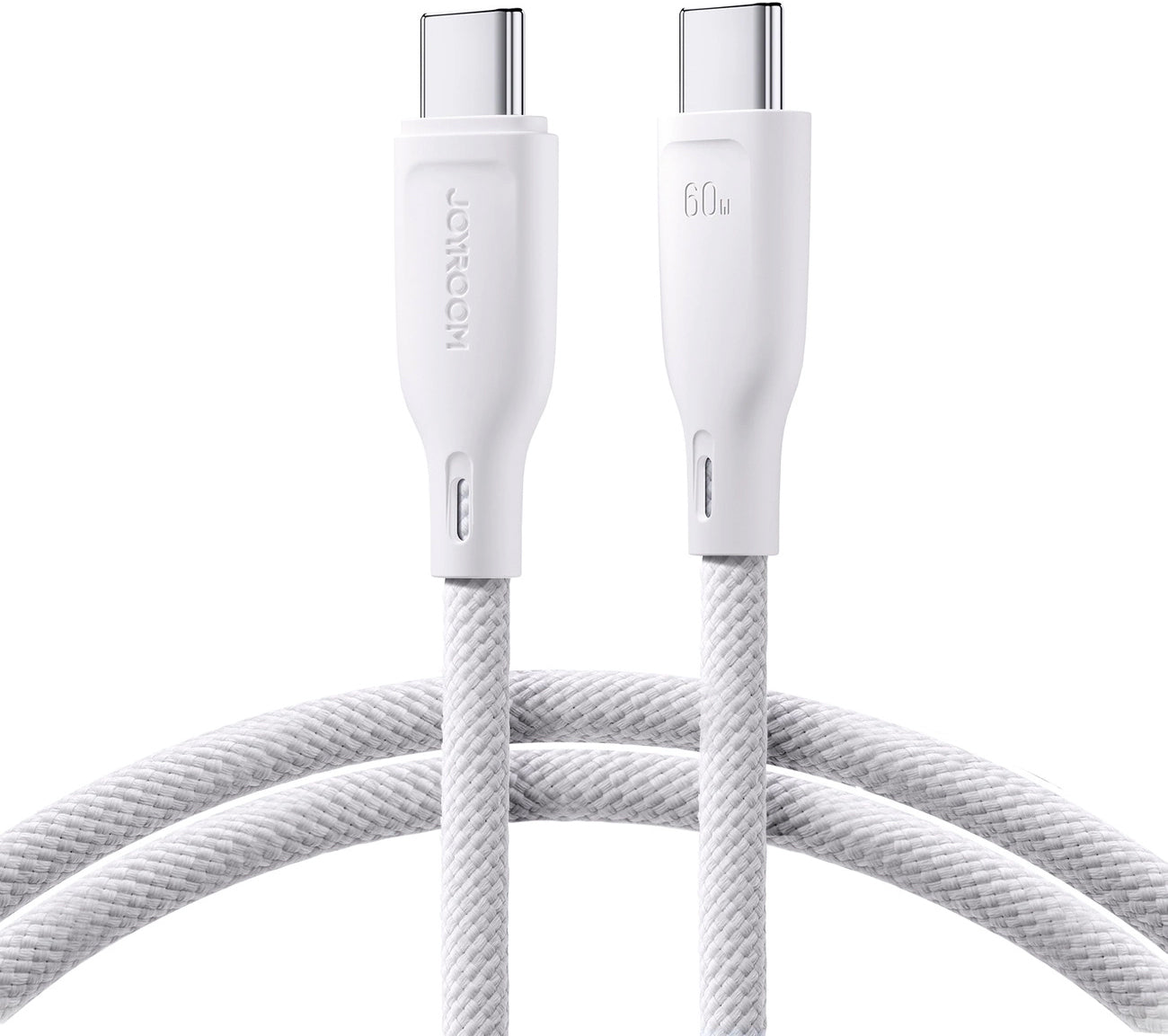Καλώδιο Δεδομένων και Φόρτισης USB-C - USB-C Joyroom Multi-Color S-A34, 60W, 1m, Λευκό
